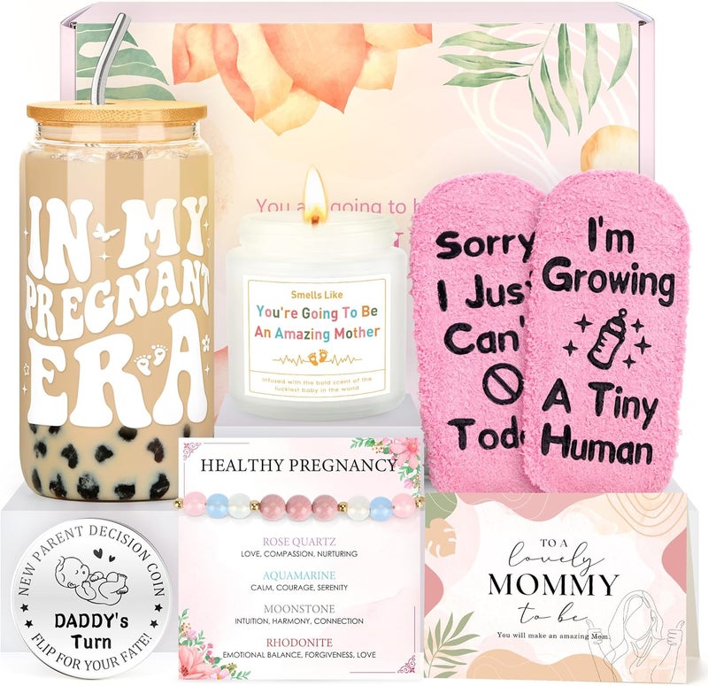Looca Pregnancy Gifts for Expecting Moms Thoughtful Gifts for New Moms Gift Basket for Mom To Be Gift for Pregnant Women Friend Pregnancy Announcement Presents for First Time Mom, New Mama, Mommy To Be - Image 1